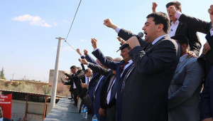DP Genel Başkanı Harran'da vatandaşlara seslendi