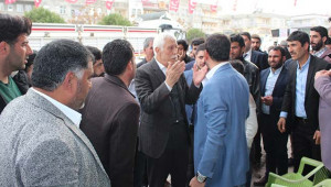 Eyyübiye’de üç aileden Cevheri’ye destek
