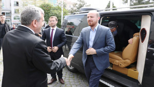 Bilal Erdoğan’dan Başkan Beyazgül'e ziyaret