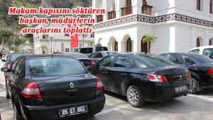Bu kez makam araçlarına el attı