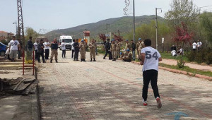 Geçici köy korucusu adayları kadro için ter döktü