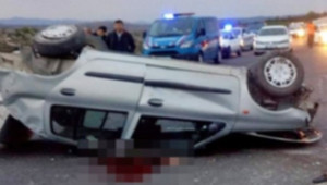Otomobil Takla Attı! 1 ölü, 3 yaralı
