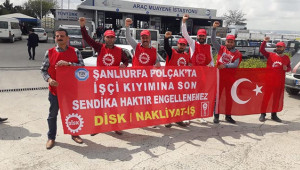 Şanlıurfa Tüvtürk/Polçak İşçileri 1 Mayıs'ta Taksim'de!