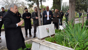 Şehit polisler, mezarları başında anıldı