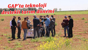 Teknoloji ile GAP’ta tarımı takip ediyorlar