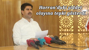 Coşkun, Harran'da yaşanan şiddete tepki gösterdi