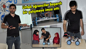 Eldivenle çalışan robot!
