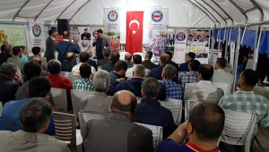 Şanlıurfa’da işçiler için mevlit okutuldu