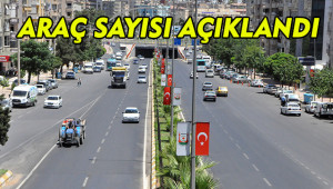 Urfa'da ne kadar araç bulunuyor?