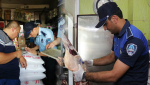176 kilo kaçak et yakalandı