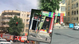 Giyim mağazası yandı