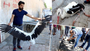 Ayağı koptu; yardımına mahalleli koştu