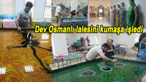 Dev teknede modern ebru sanatı