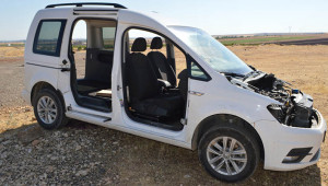 Kapıları sökülmüş halde bulundu