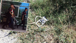 Yılanı vurayım derken hamile eşini vurdu
