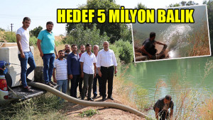 Fırat'a ve göllere yavru balık bırakılıyor