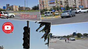 Trafik ışıkları değil, süs direkleri