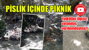 Urfa'nın doğa harikasında çöp dağları