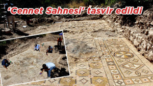 Bin 500 yıllık mozaik taşındı