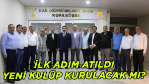 Karaköprü Belediyespor için ilk adım atıldı