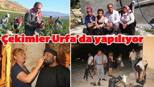 Sinema filmi çekebilmek için tarlada çalıştılar