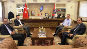 Belediye Başkanlarından Emniyet Müdürüne ziyaret