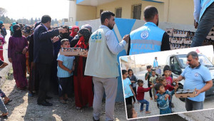 İhtiyaç sahiplerine kıyafet ve gıda yardımı