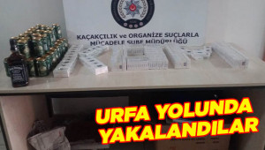 Kaçak sigara ve içki ele geçirildi
