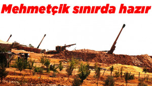 Mehmetçik sınırda eli tetikte bekliyor