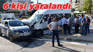 Öğrenci servisi kazaya karıştı: 6 yaralı