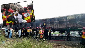 Tren yangını faciası: 72 ölü