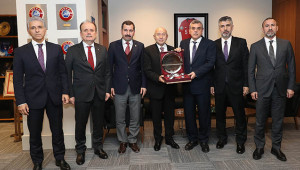 Beyazgül’den TFF başkanına ziyaret