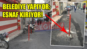 Kaldırım yetmedi, yolu da işgal ettiler