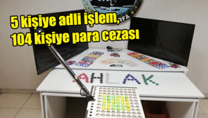 Kumarhanelere baskın yapıldı