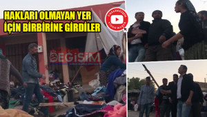 Pazarcılar arasında yer kavgası