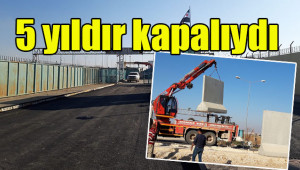 Urfa'daki sınır Kapısı yeniden açıldı