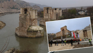 609 yıllık Er- Rızk Camisi'nin ana gövdesi taşındı