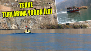 Halfeti'de hafta sonu yoğunluğu yaşanıyor
