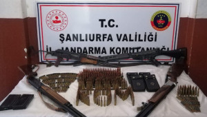 Silah ve mühimmat ele geçirildi: 5 gözaltı