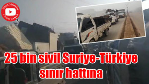 Siviller yeniden göç yolunda