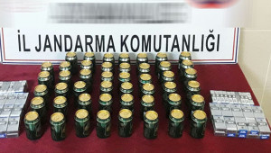 Urfa’dan temin edilen kaçak içki ele geçirildi