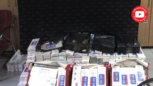 5 bin 100 paket kaçak sigara ele geçirildi