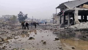 Rejim ve Rus uçakları Halep'e saldırdı; 2 ölü, 5 yaralı