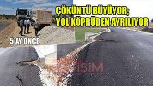 Yapılalı 5 ay oldu; tekrar çöktü