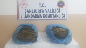 Şanlıurfa'da 21 kilogram esrar ele geçirildi