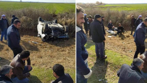 Şanlıurfa'da otomobil devrildi: 2 yaralı
