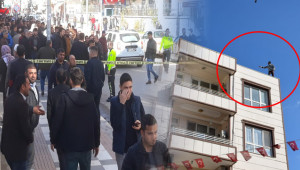 Suriyeli genç çatıya çıkarak intihar etmek istedi