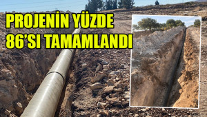 31 bin dekar arazi sulama projesi devam ediyor
