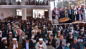 Ceylanpınar'daki Buhara Camisi dualarla açıldı