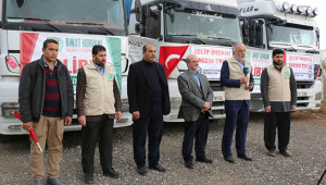 İdlib'e insani yardım gönderildi